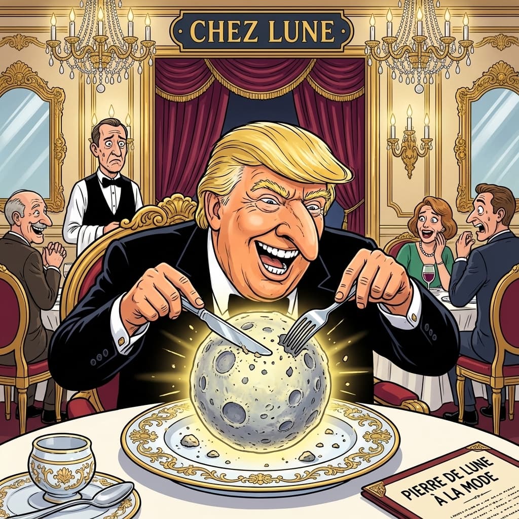 JEU Spotted Dining on Literal Moon Rocks at Michelin Gala